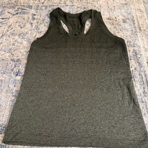 Athleta Dark Green Momentum Seamless Tank Top
